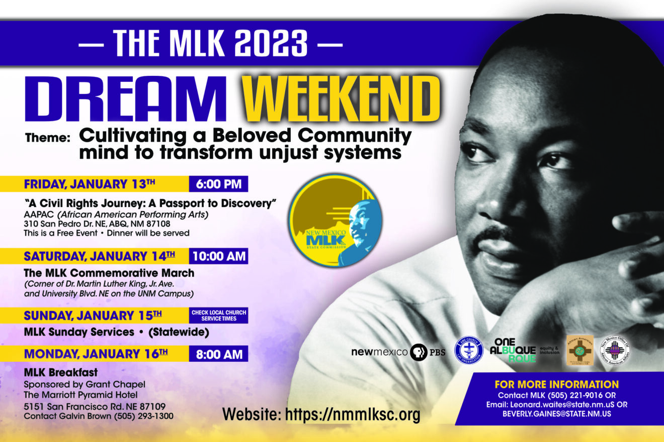 MLK 2023 Dream Weekend Martin Luther King, JR State Commission